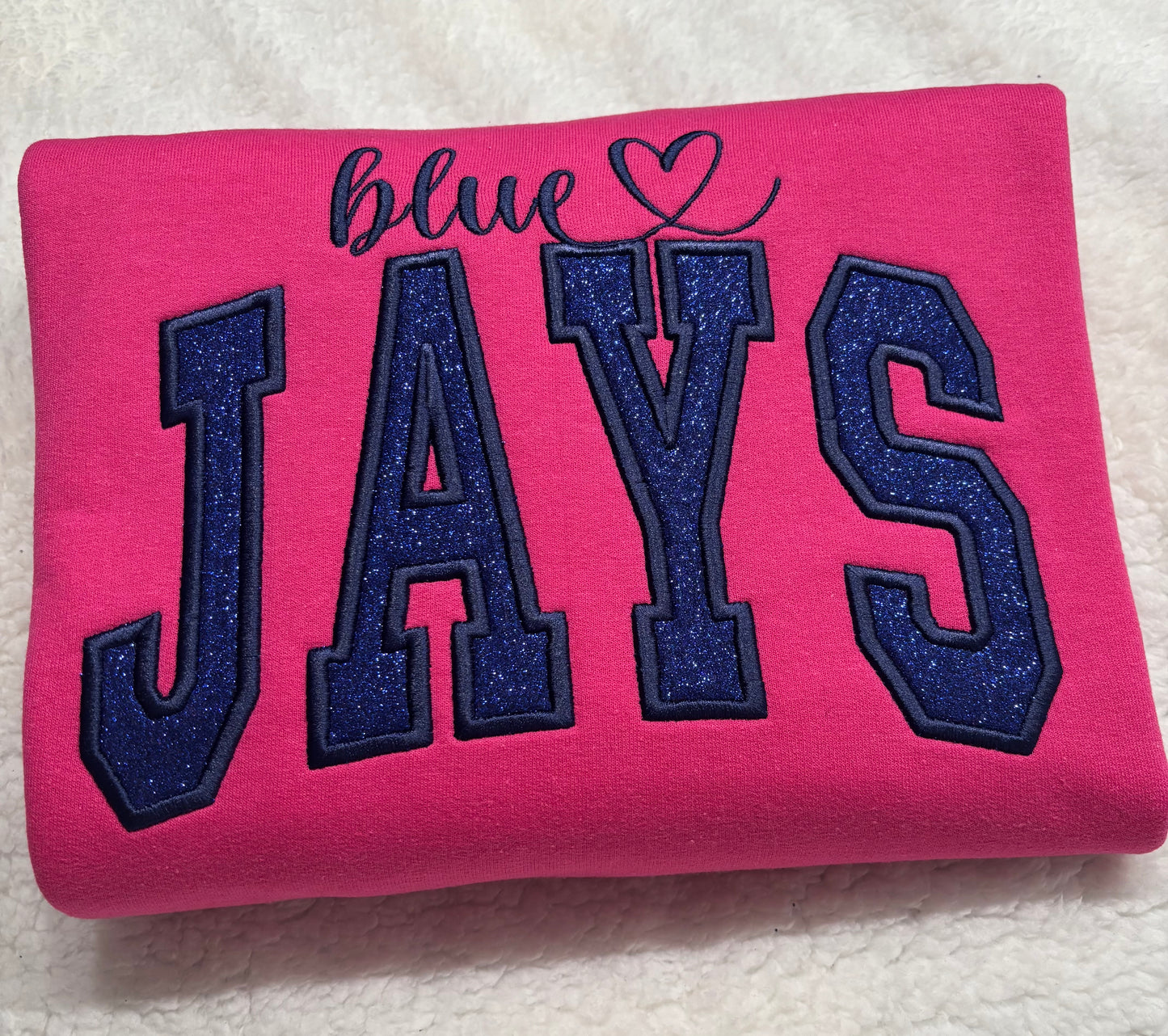 Jays Glitter Appliqué