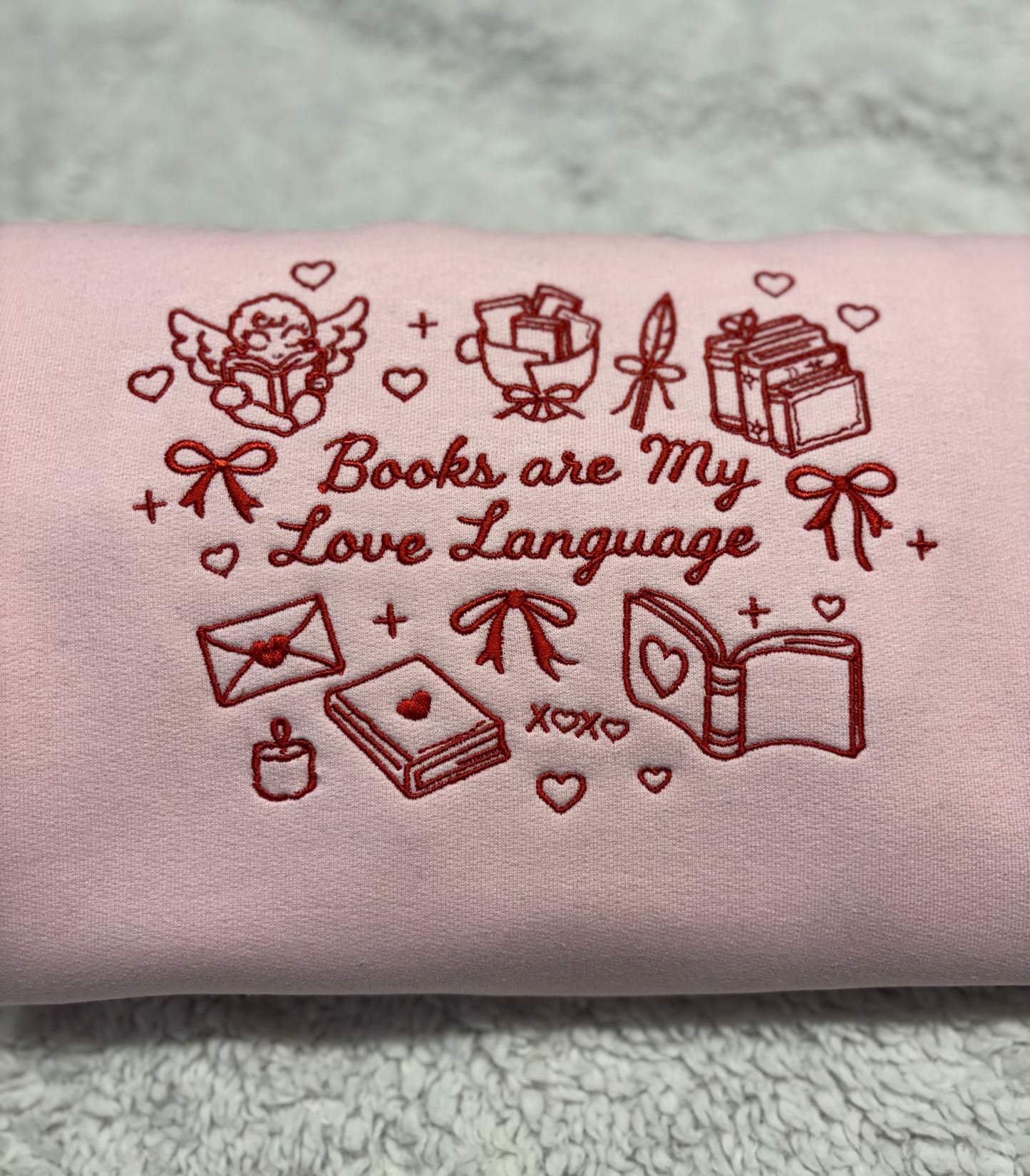 Books Are My Love Language Crewneck