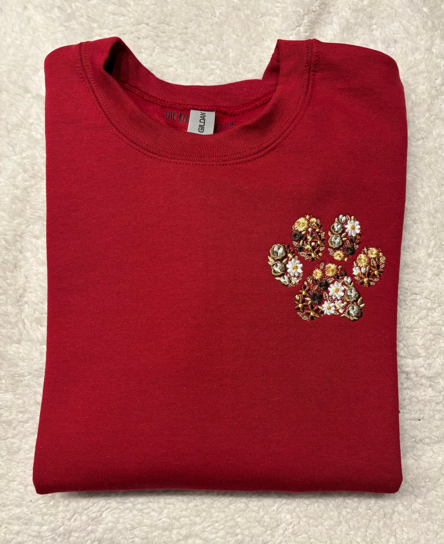 Floral Paw Crewneck
