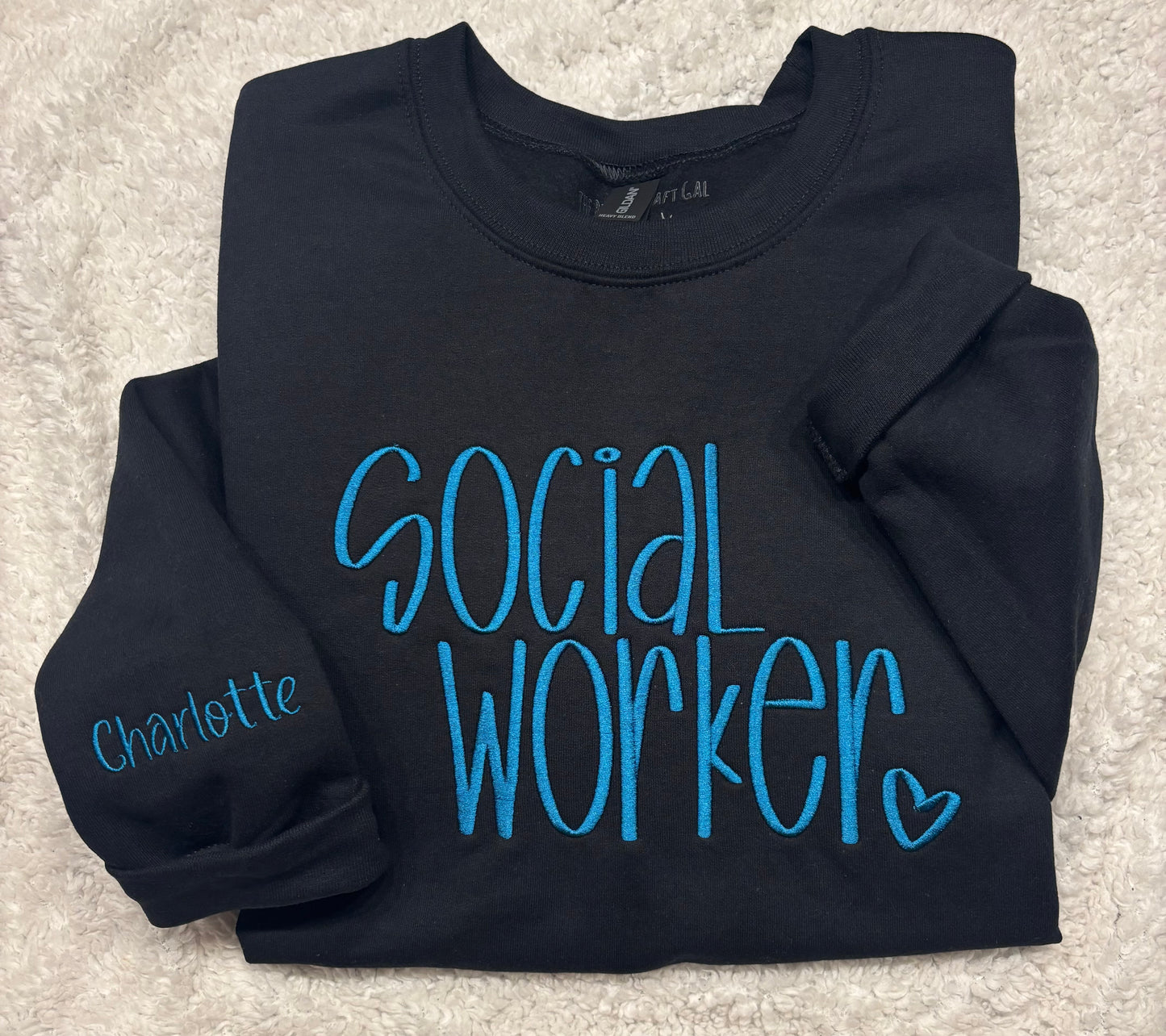SOCIAL WORKER Crewneck