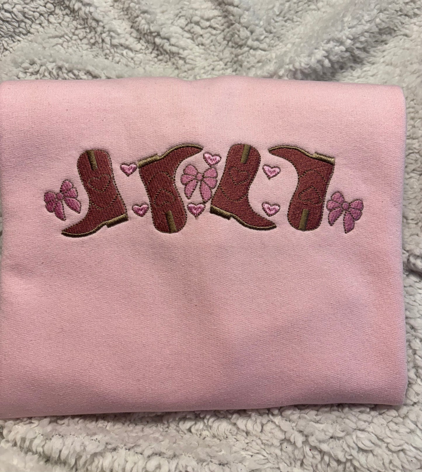 Boots & Hearts Crewneck