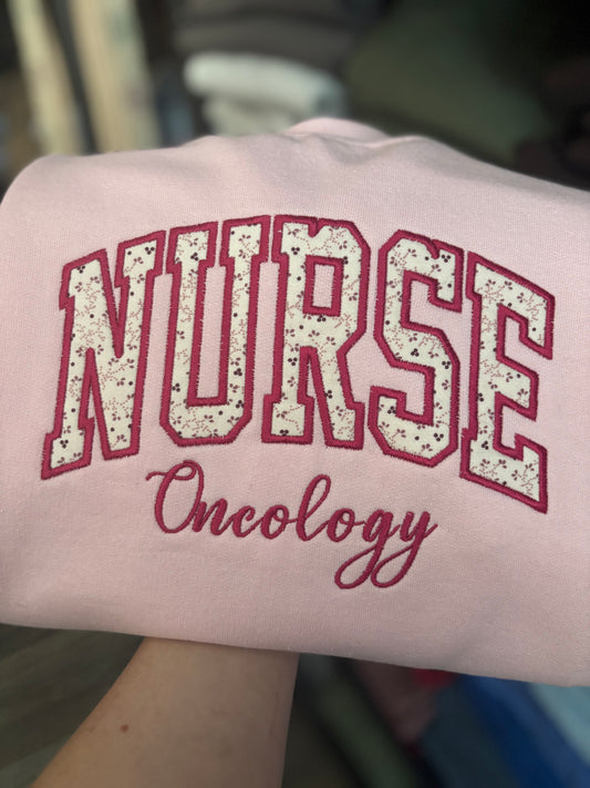 Nurse Specialty Appliqué Crewneck