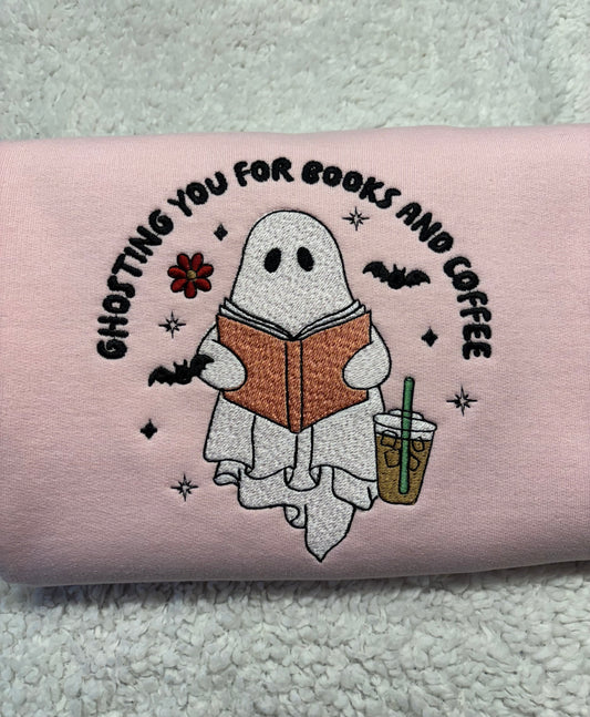 Ghosting You For Books & Coffee Crewneck