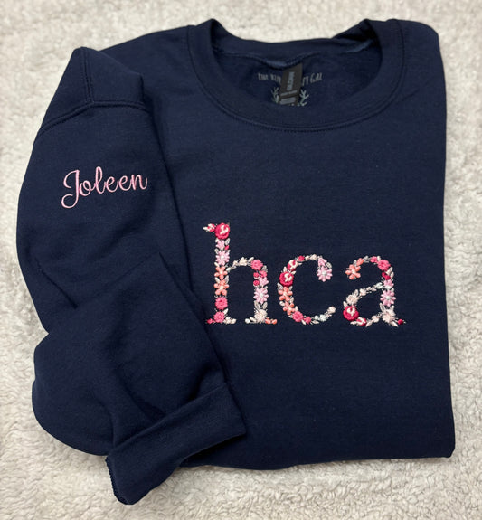 Floral Hca Crewneck