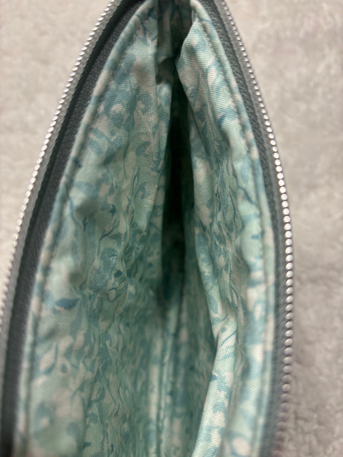 Floral Quilted Cosmetic Bag