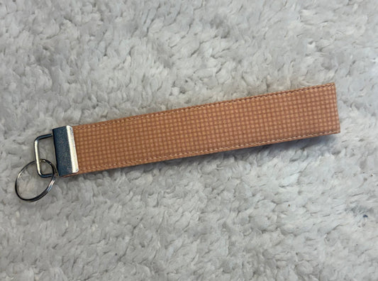 Light Orange/Coral Key Wristlet