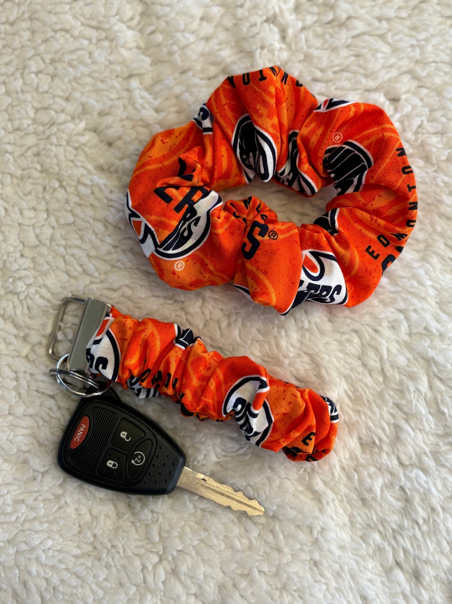 Oilers Hair Scrunchie & Wristlet Set