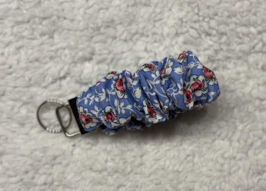 Floral Scrunchie Key Wristlet