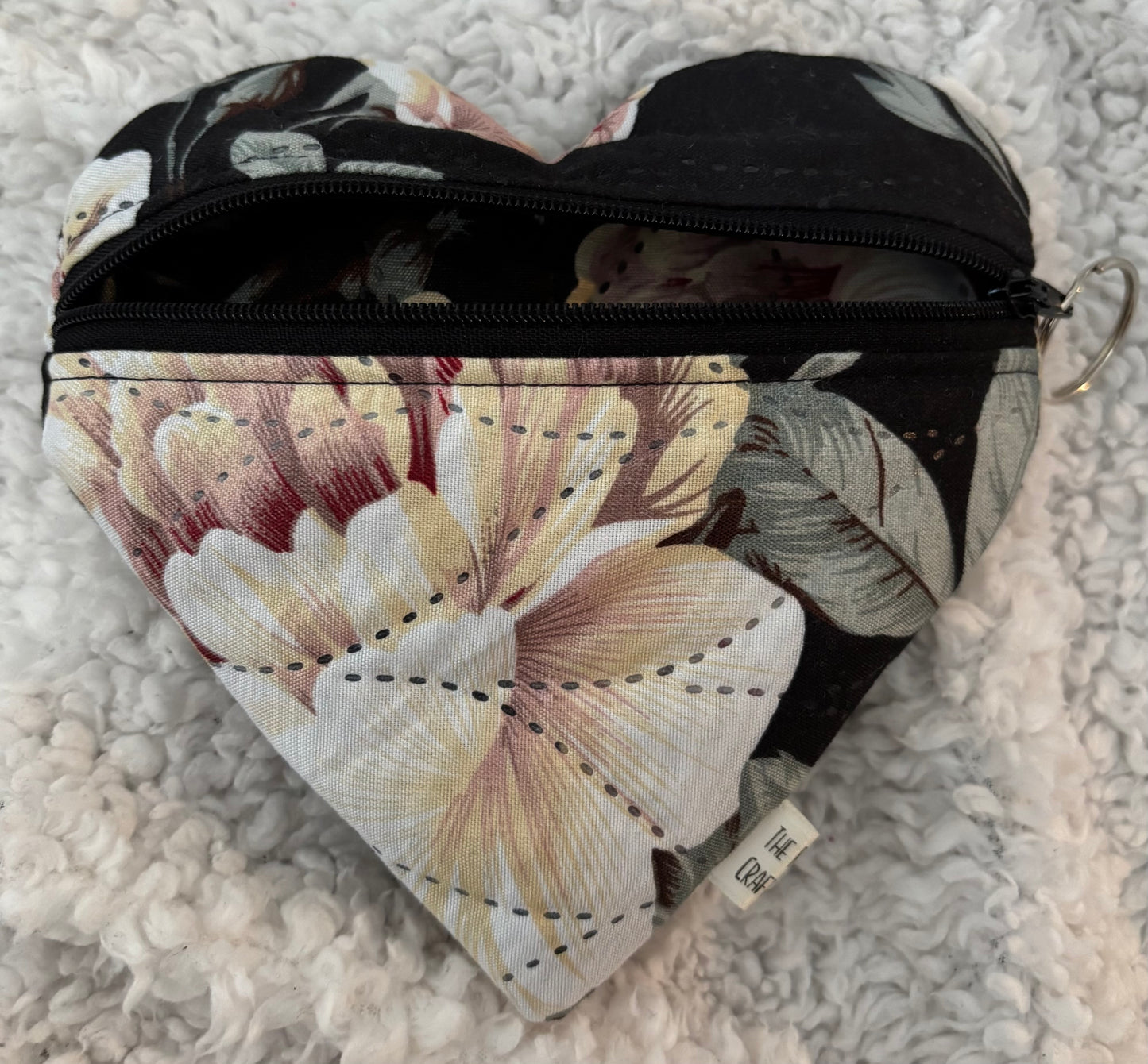 Floral Heart Pouch