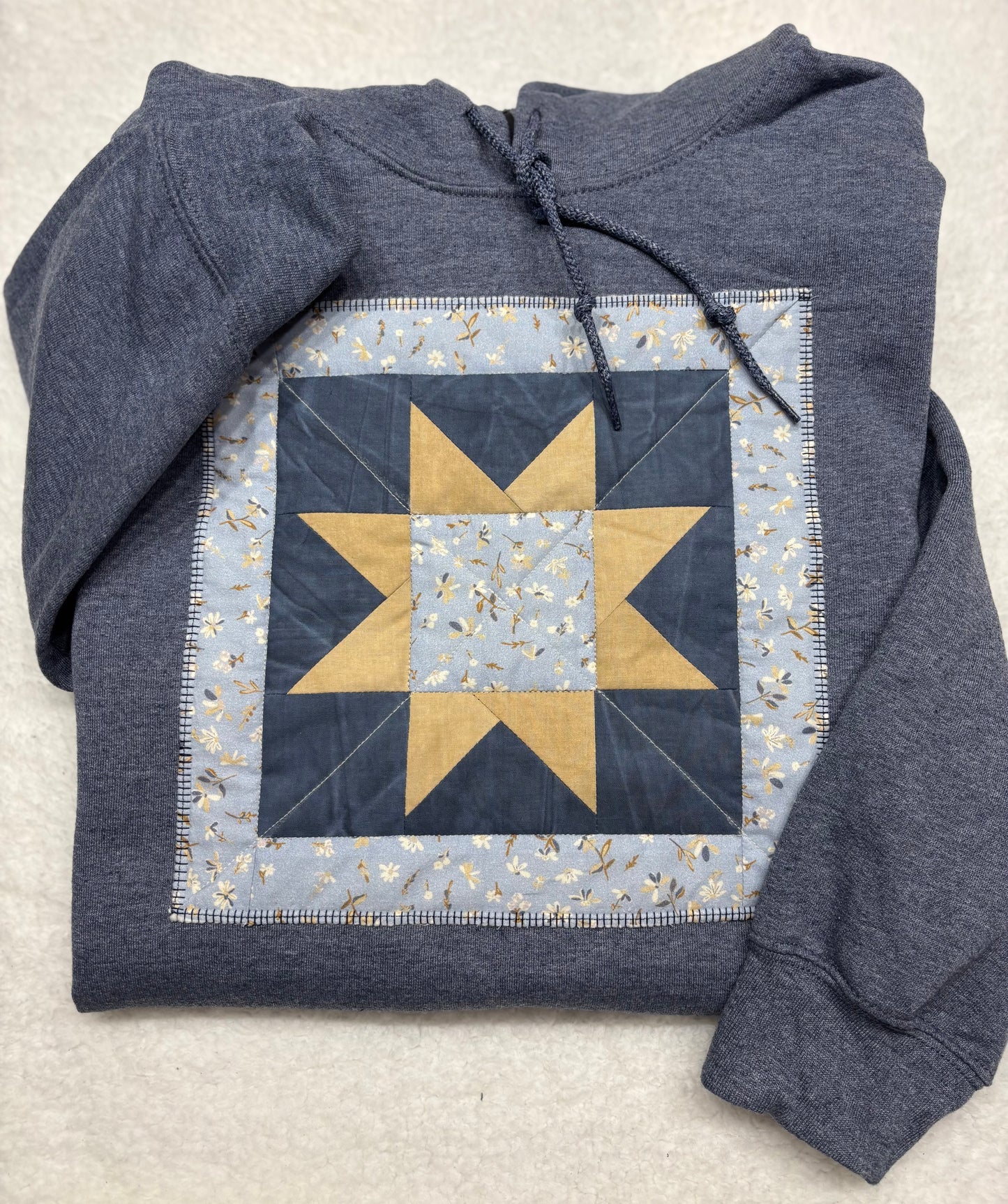 Quilted Panel Hoodie