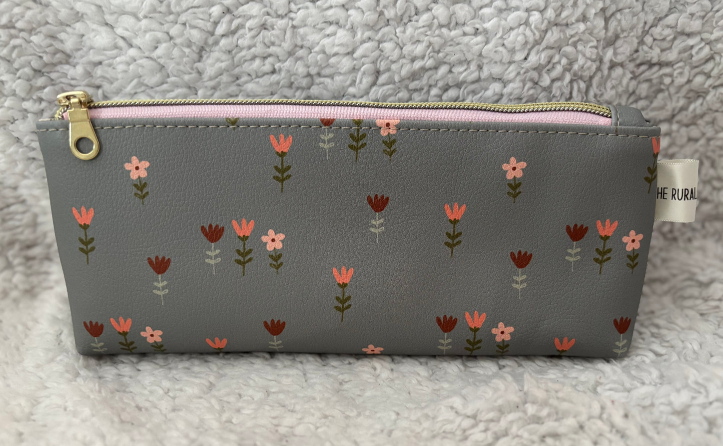 Floral Cosmetic Bag