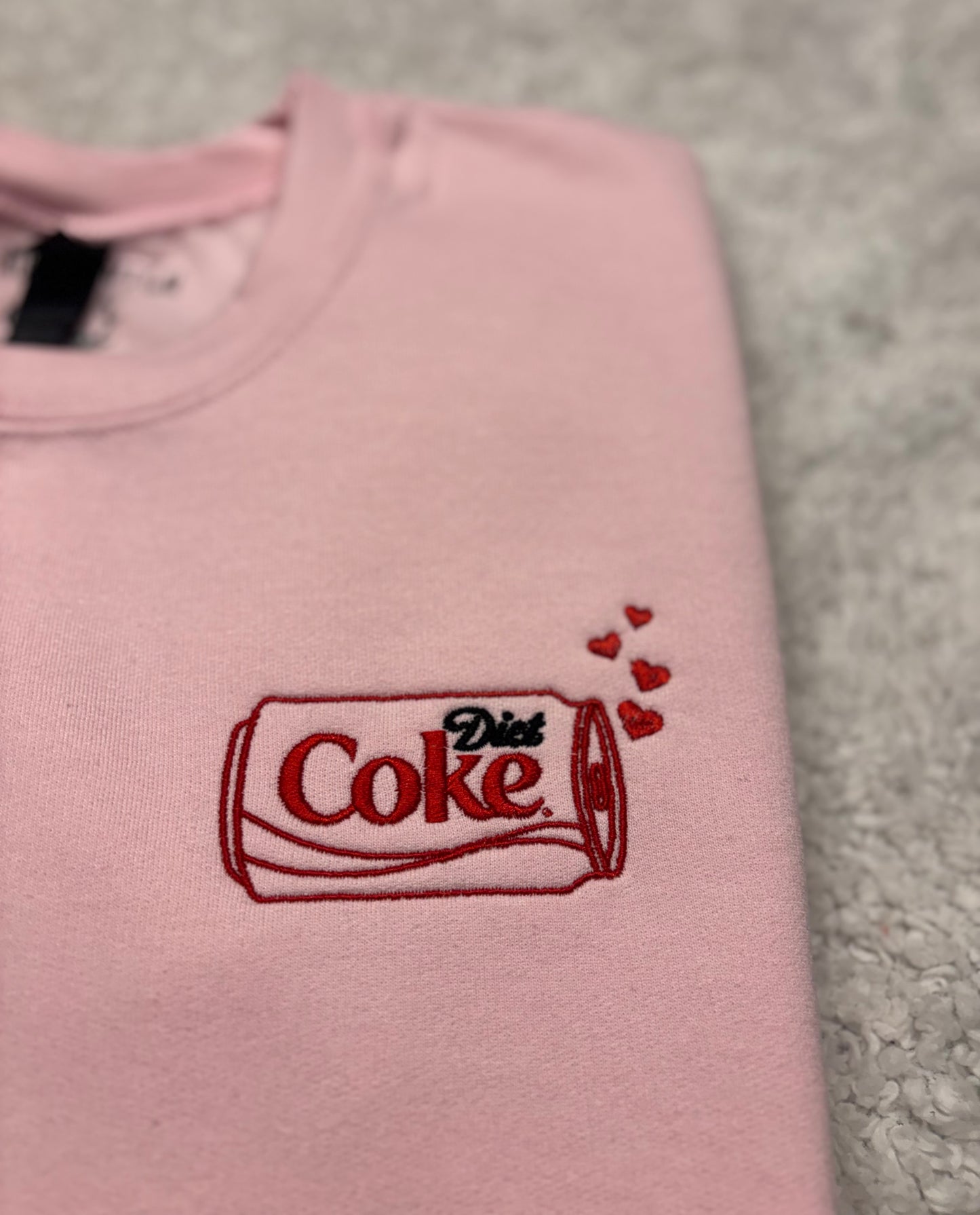 Diet Coke Hearts Crewneck