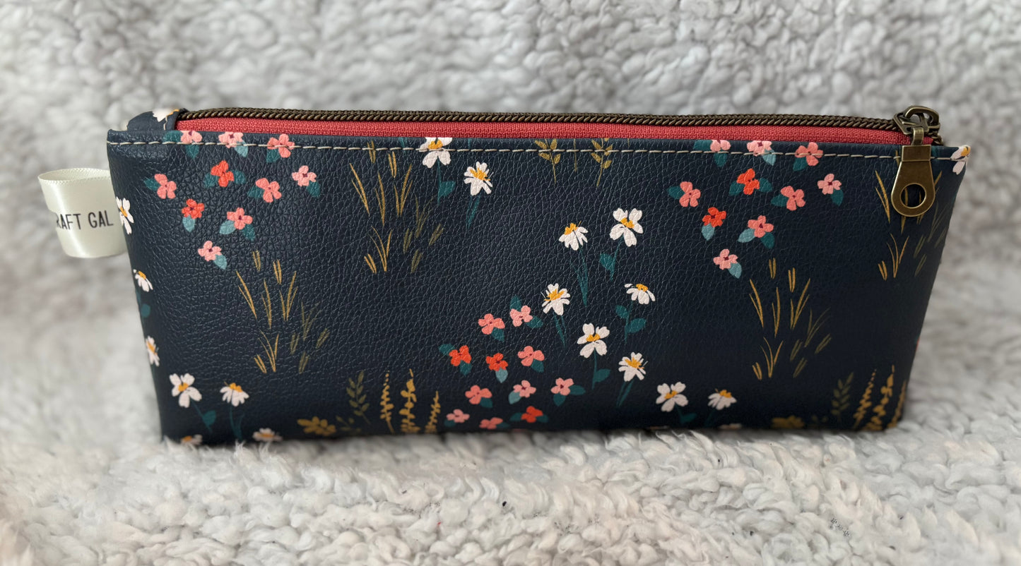 Floral Cosmetic Bag