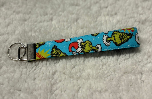 Grinch Key Wristlet