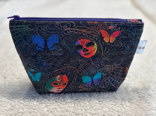 Mask & Butterfly Cosmetic Bag