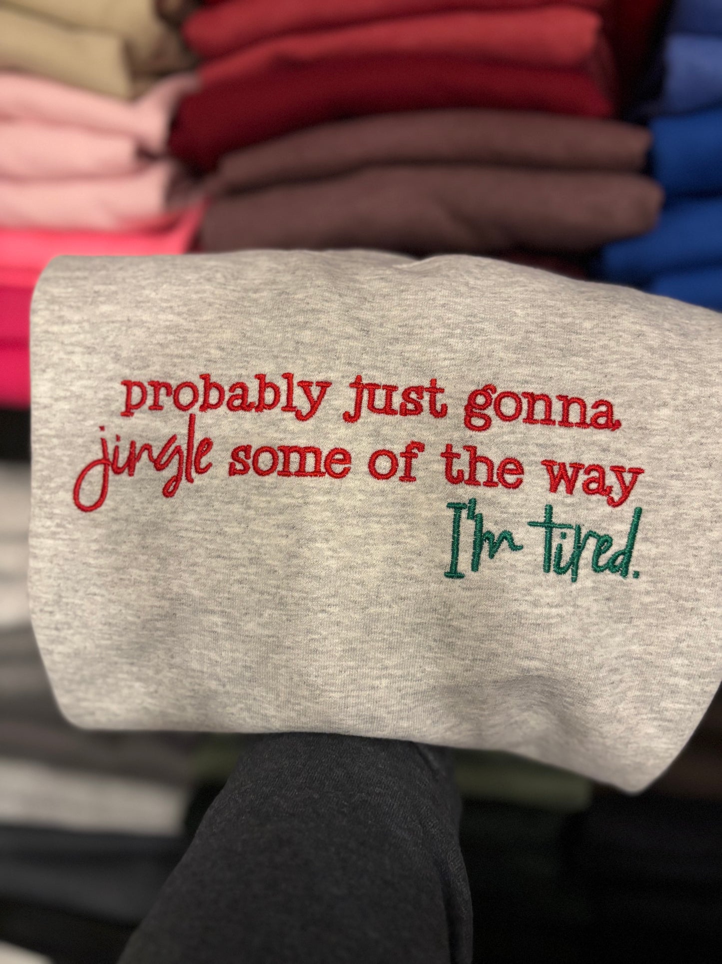 Jingle Some Of The Way Crewneck