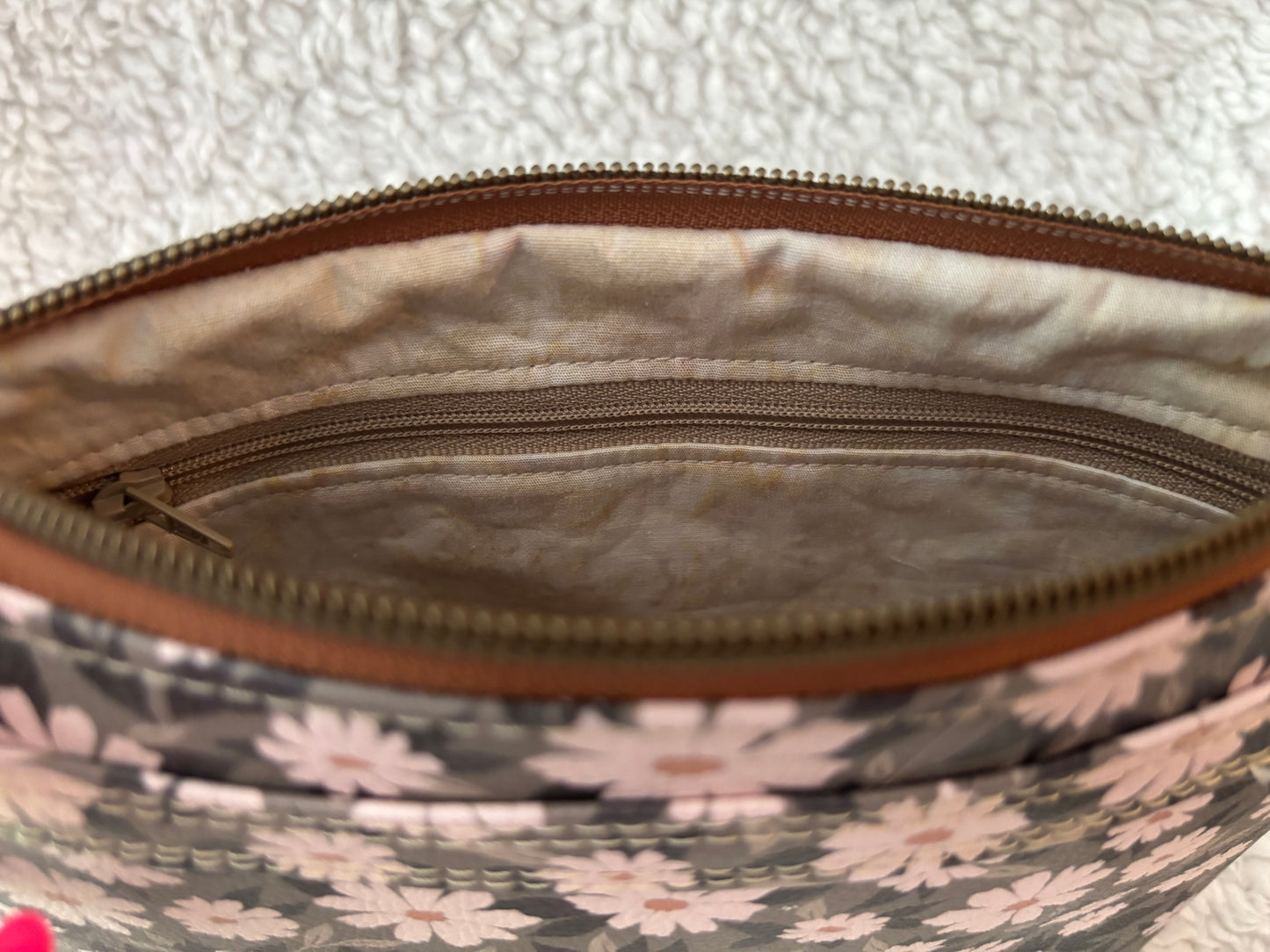 Floral Wristlet Crossbody Bag