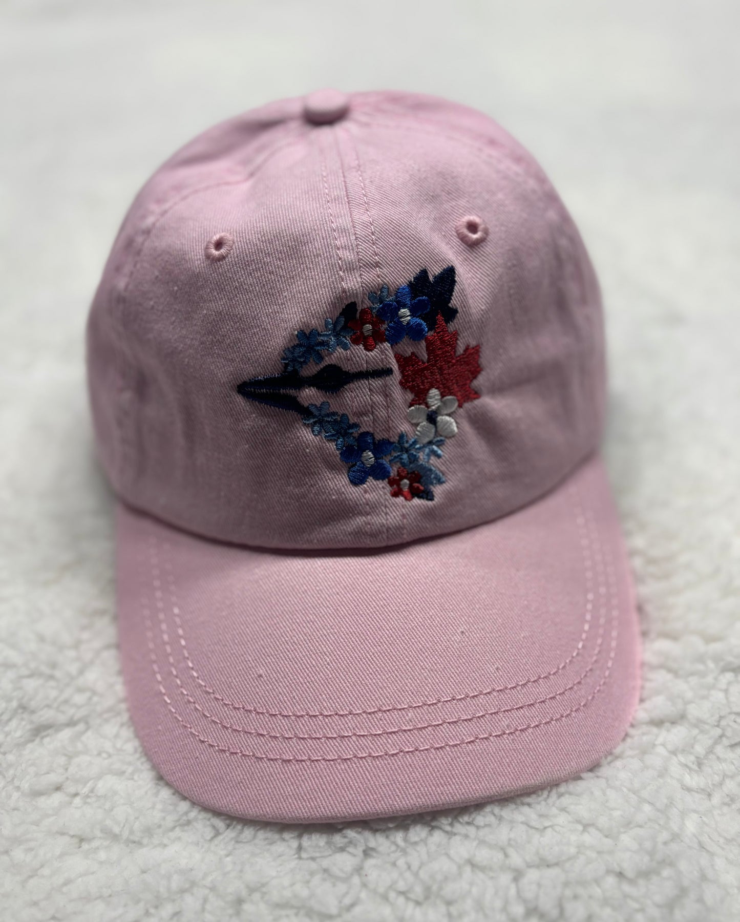 Floral Jay Pigment-Dyed Hat