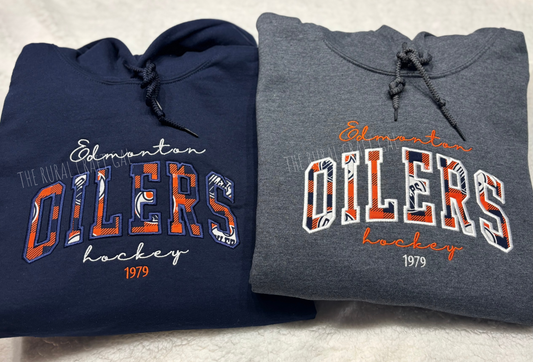 Oilers Appliqué Hoodie
