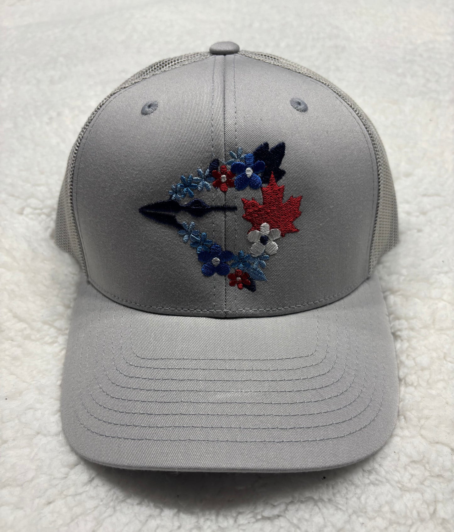 Floral Jay Trucker Hat