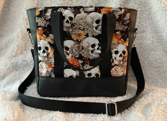 Skull Floral Purse