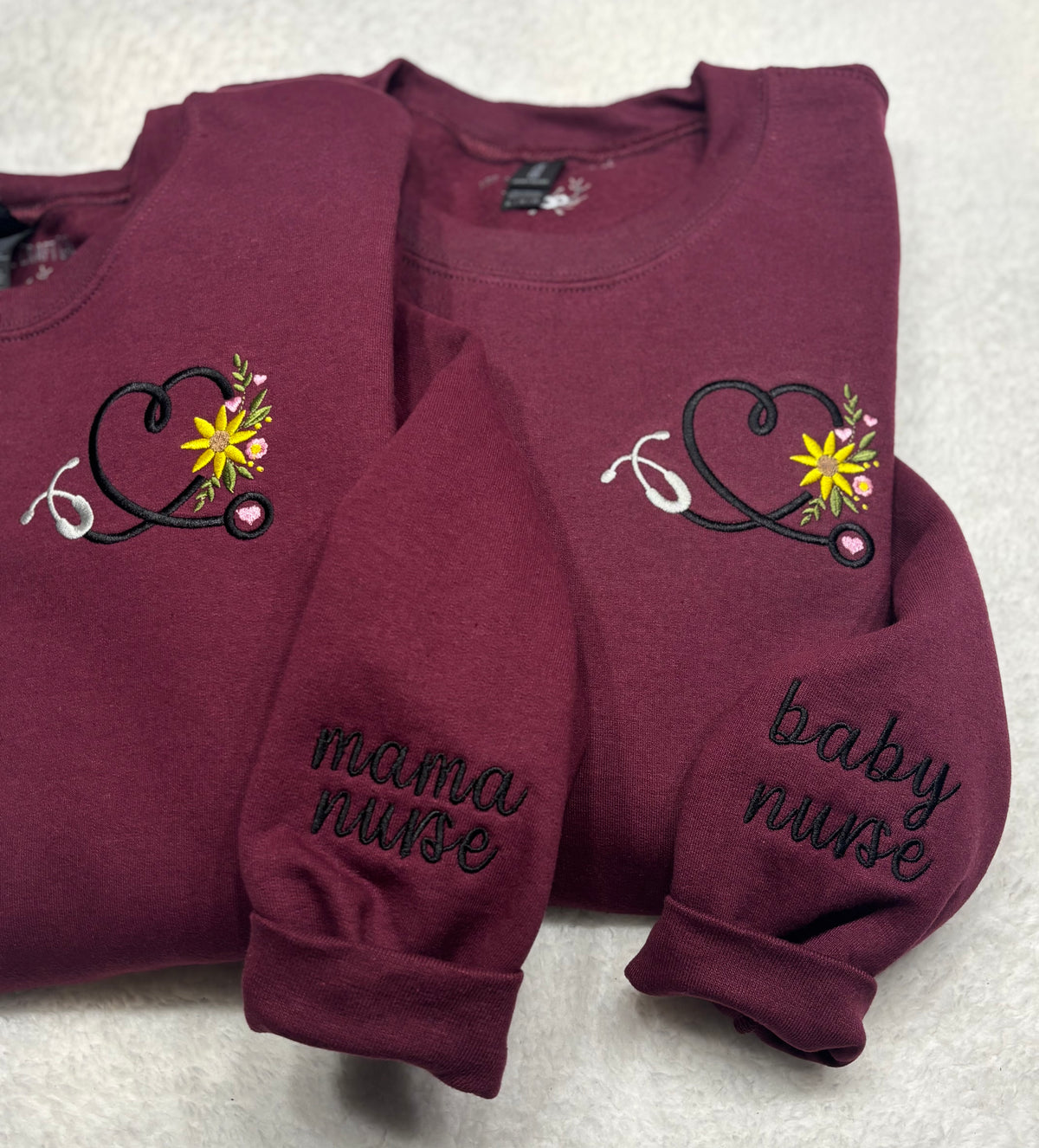 Sunflower Stethoscope Crewneck