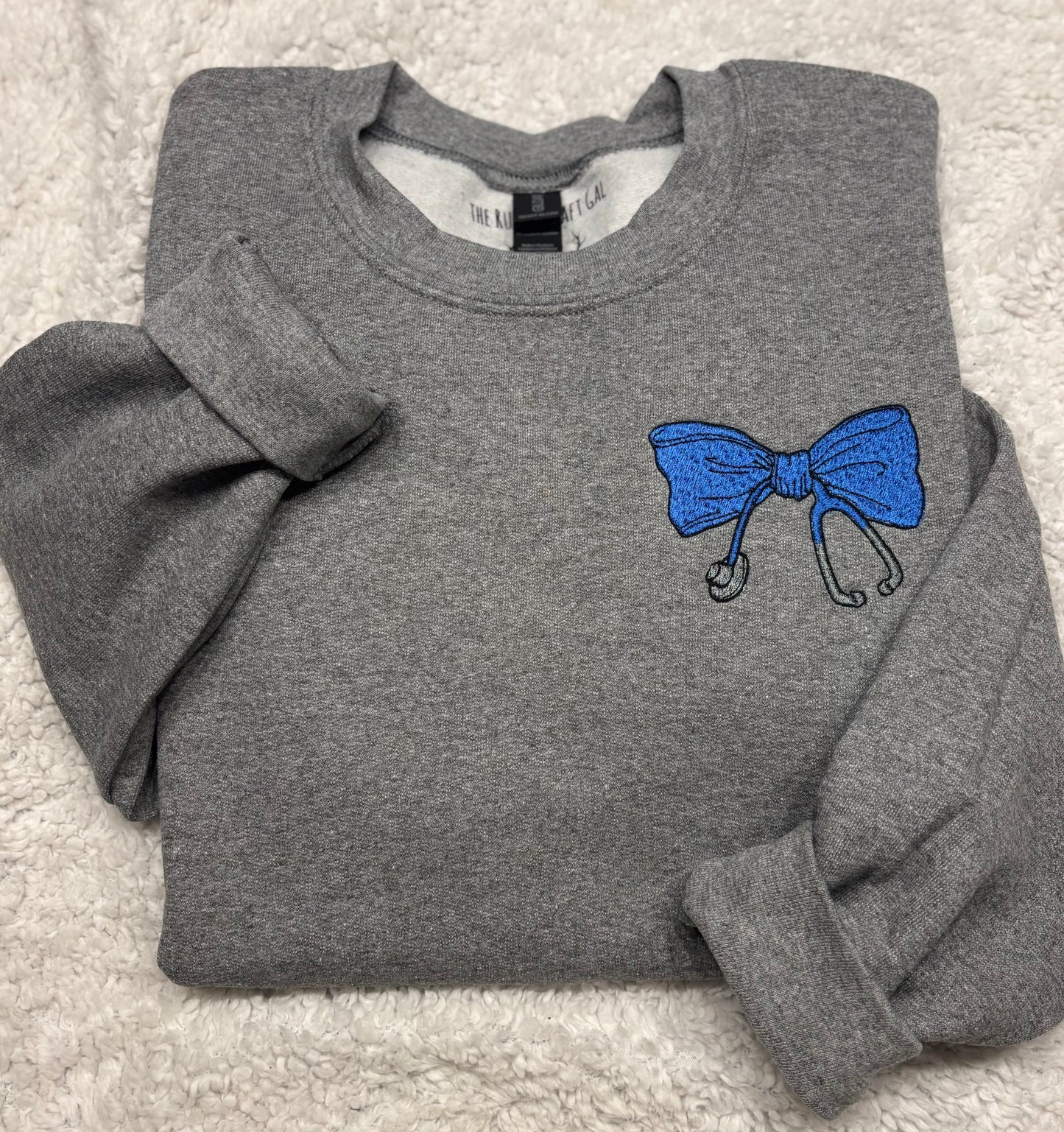 Bow Stethoscope Crewneck