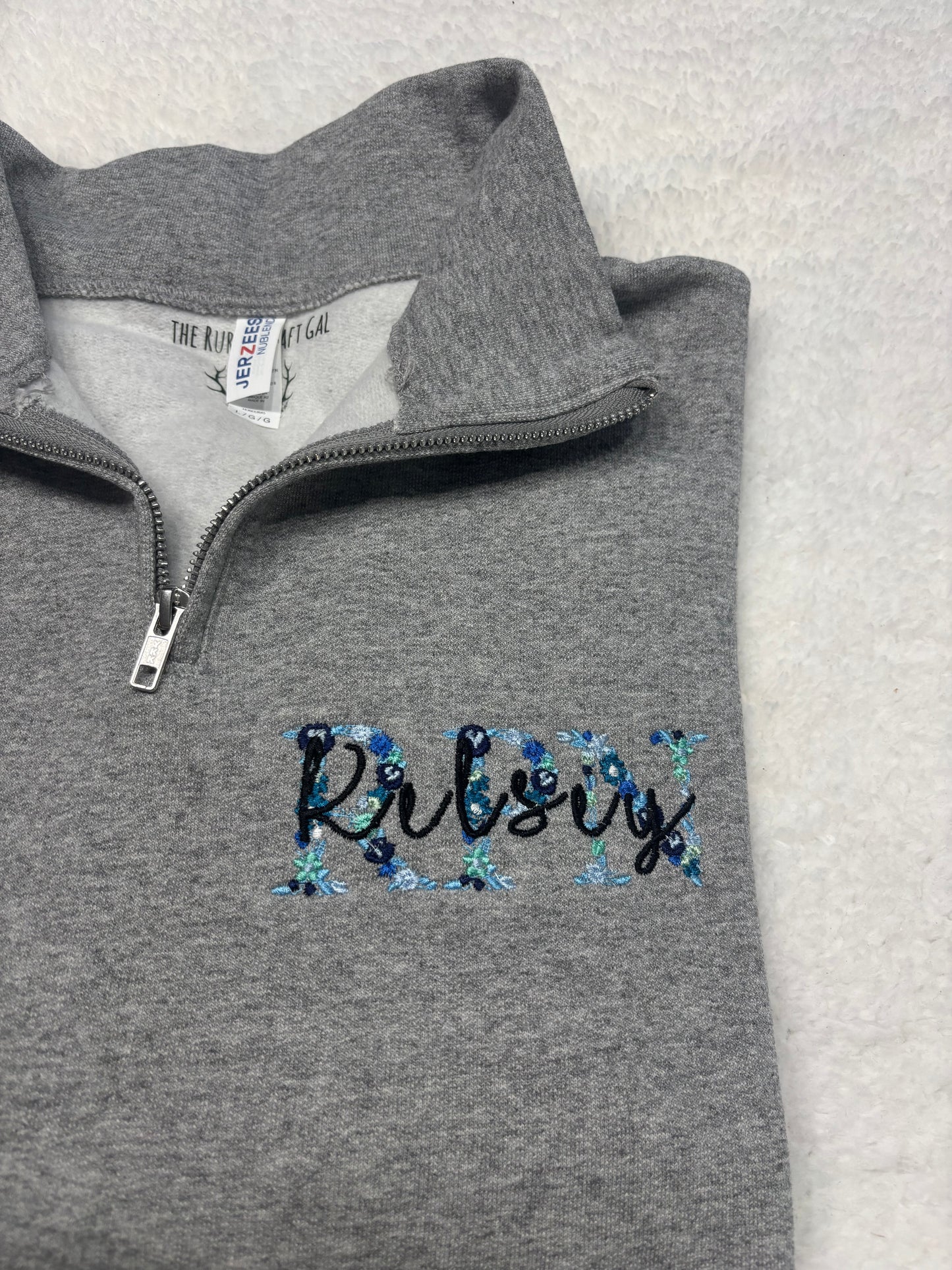 Floral RPN Quarter Zip