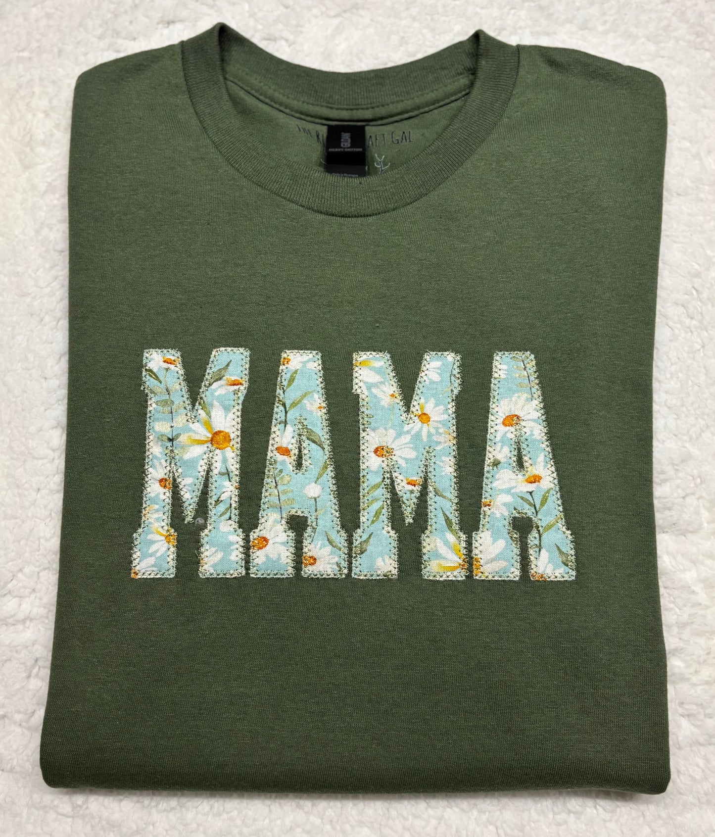 MAMA Daisy Appliqué T-Shirt