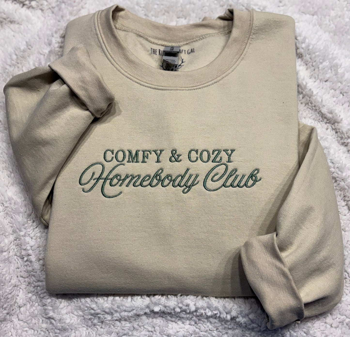 Comfy & Cozy Homebody Club Crewneck