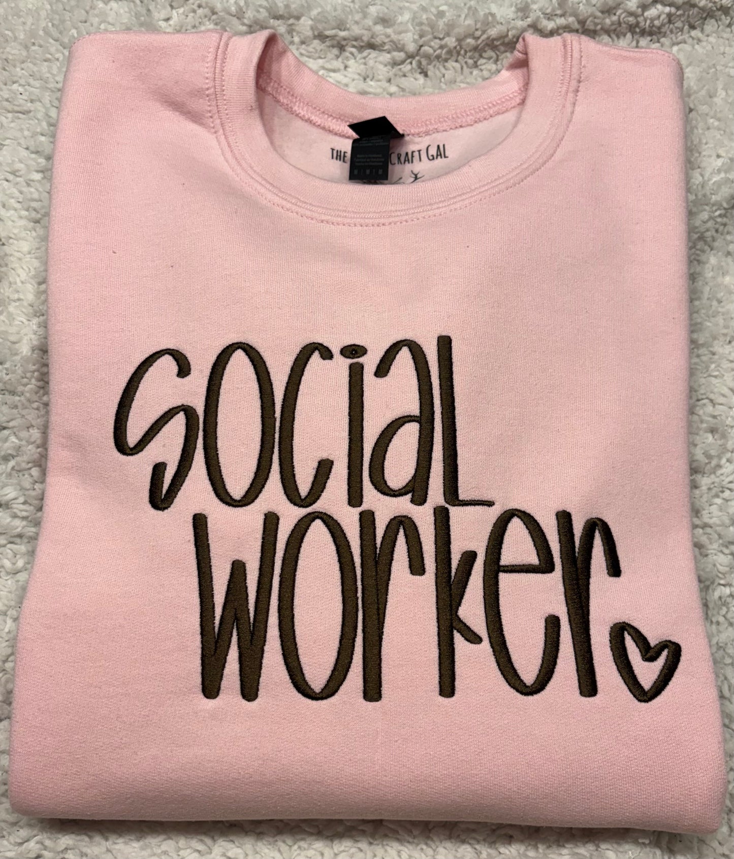 SOCIAL WORKER Crewneck