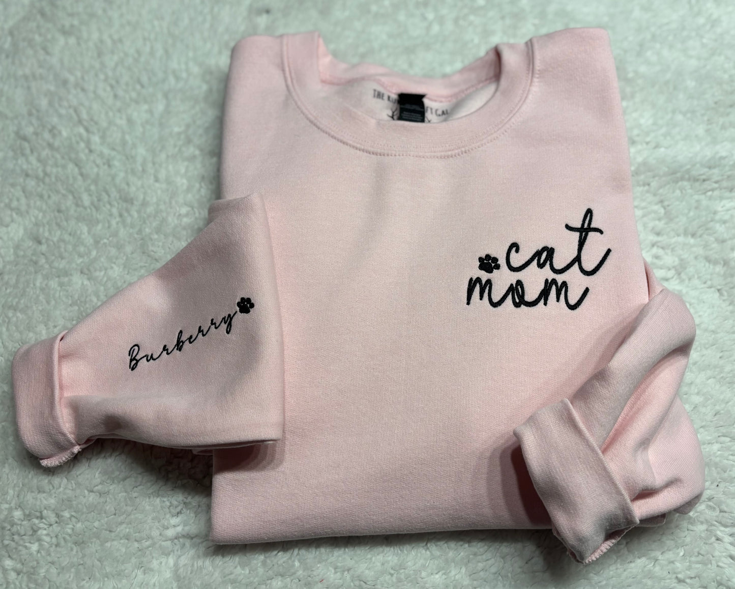 Custom Cat Mom Crewneck