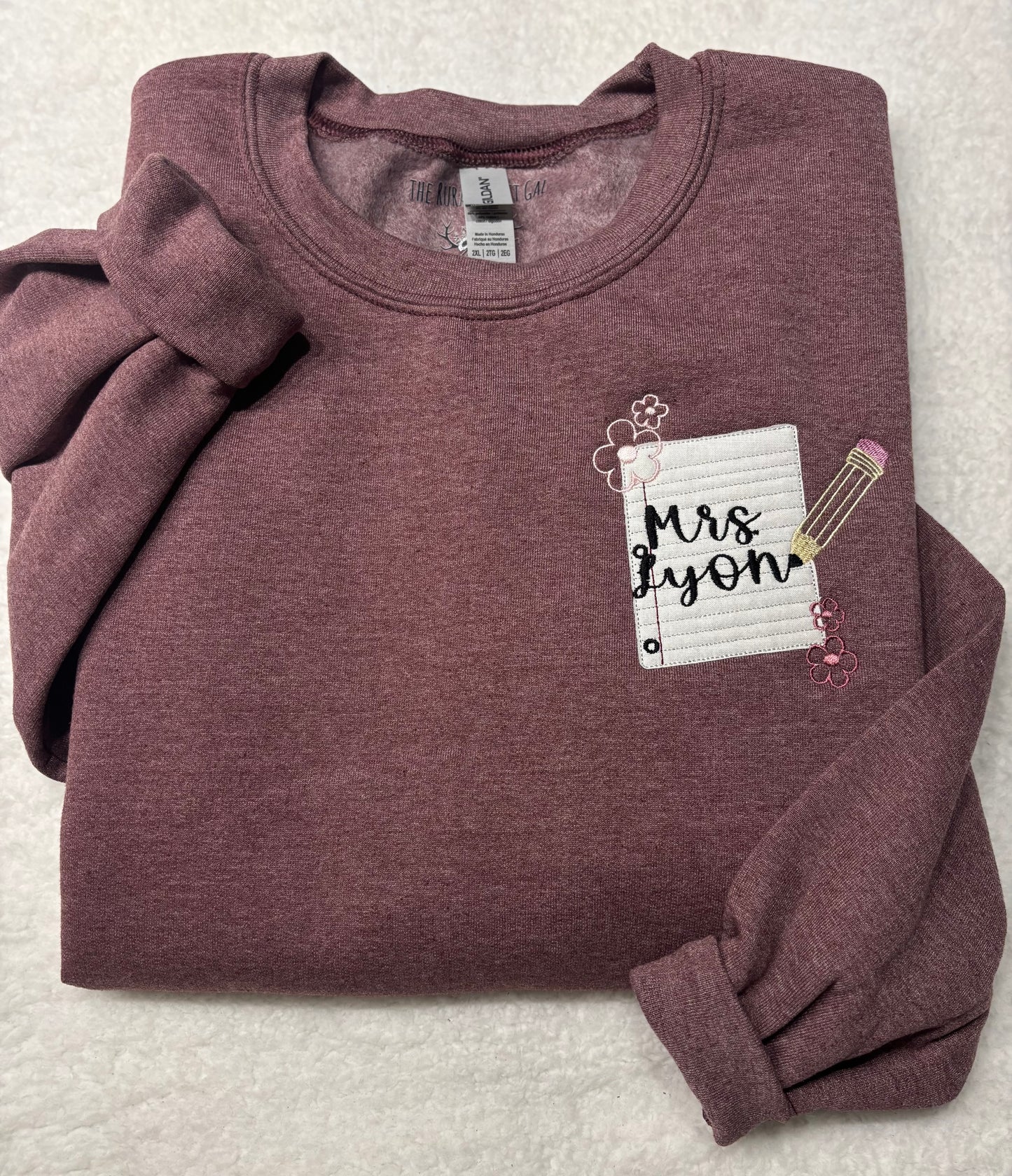 Teacher Appliqué Crewneck