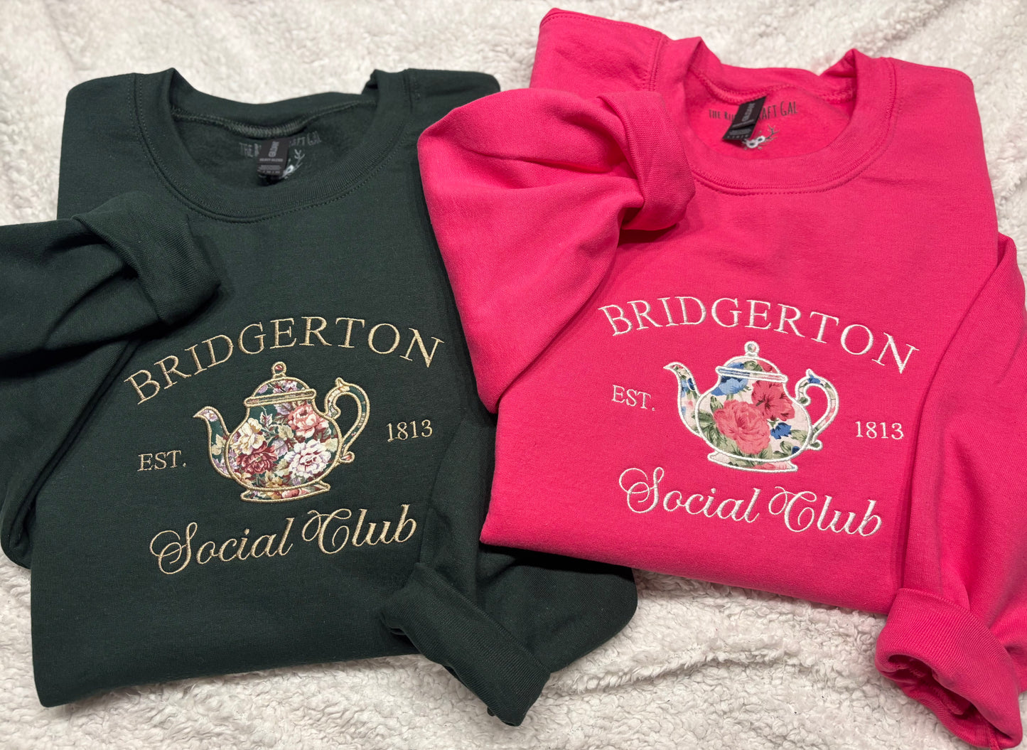 Bridgerton Social Club Appliqué Crewneck