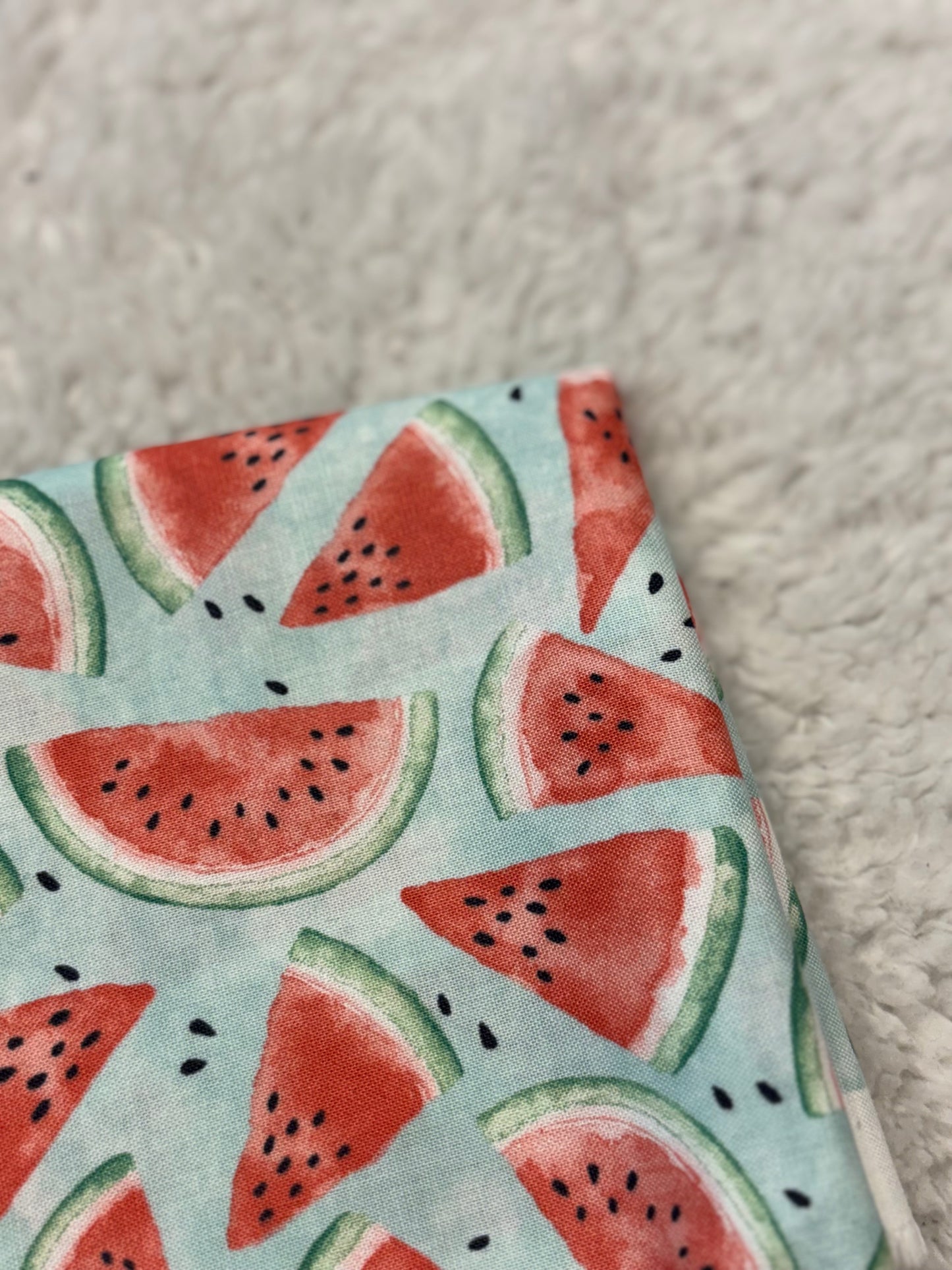 Watermelon Scrunchie Key Wristlet