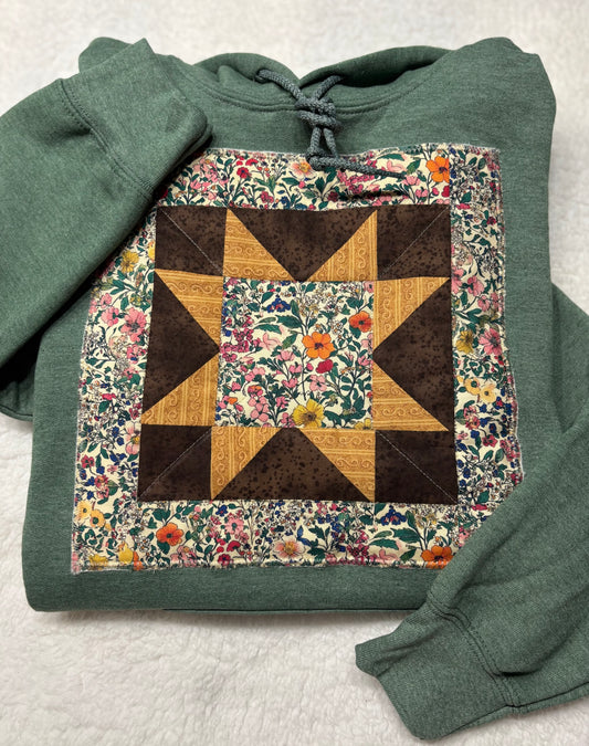Quilt Panel Hoodie