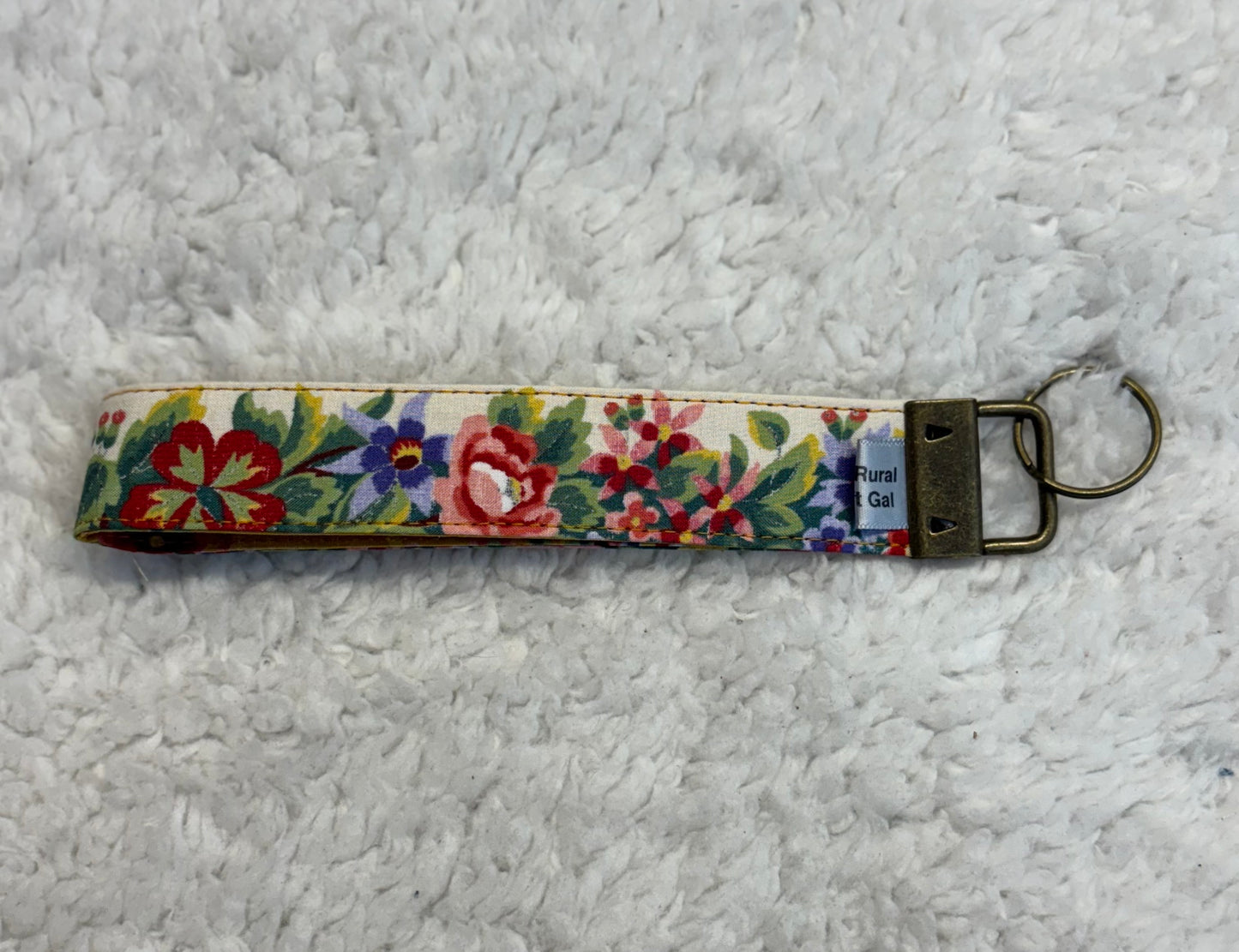 Floral Key Wristlet