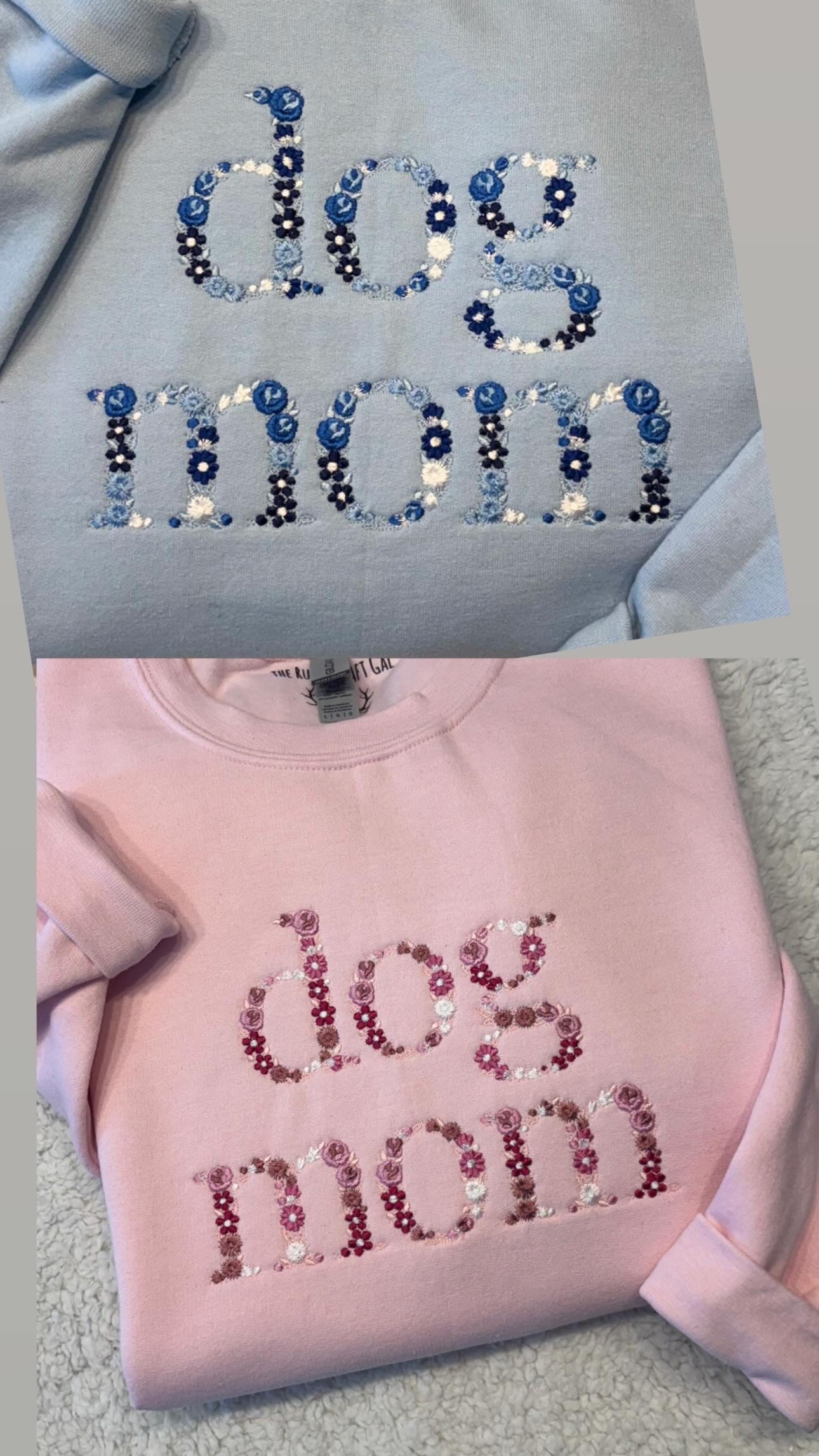 Floral Dog Mom Crewneck