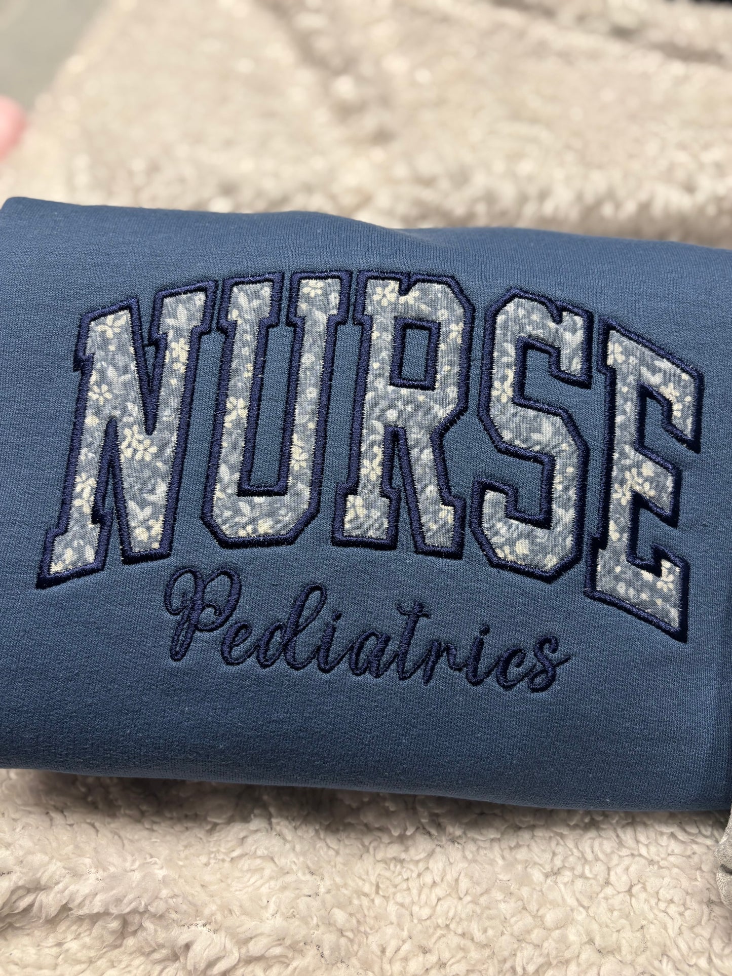 Nurse Specialty Appliqué Crewneck