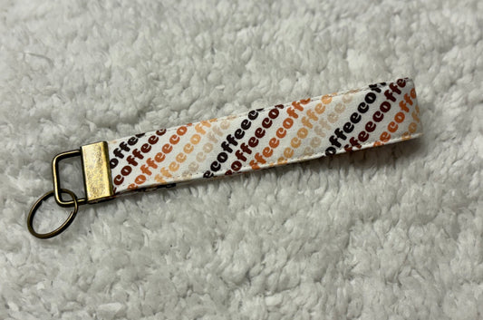 Coffee Key Wristlet