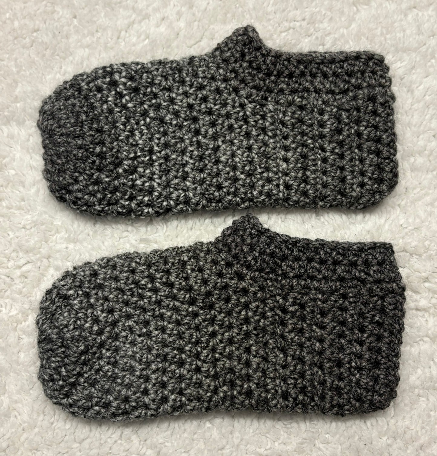 Grey & White Ombré Slippers -M