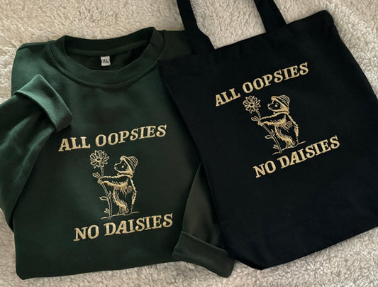 All Oopsies No Daisies Canvas Bag