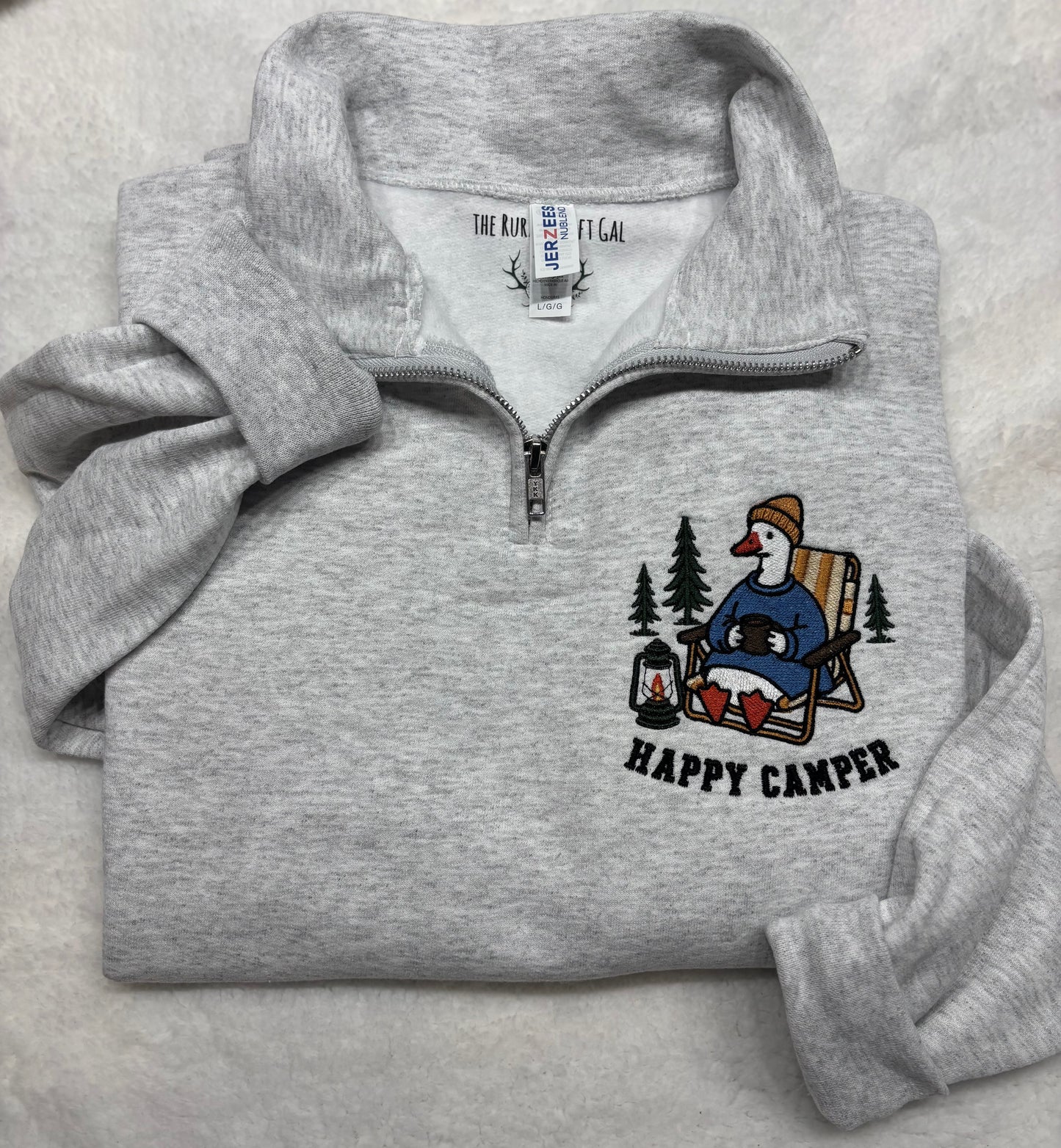 Happy Camper Quarter Zip