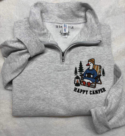 Happy Camper Quarter Zip