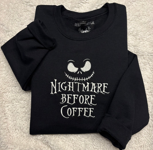 Nightmare Before Coffee Crewneck
