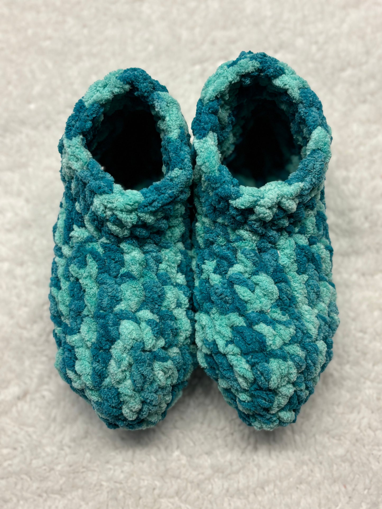 Blue Super Soft Slippers -M