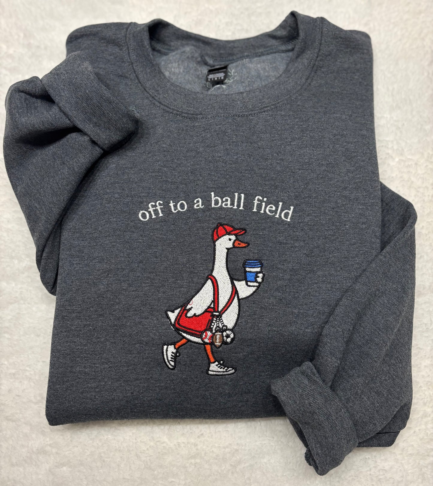 Off To A Ball Field Crewneck/Hoodie