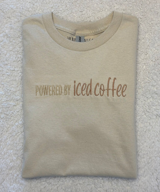 Powered By Iced Coffee T-Shirt