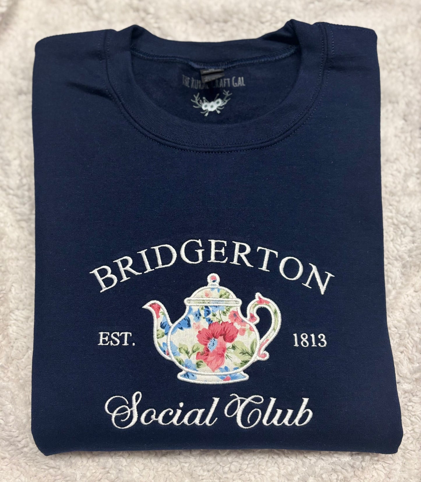 Bridgerton Social Club Appliqué Crewneck