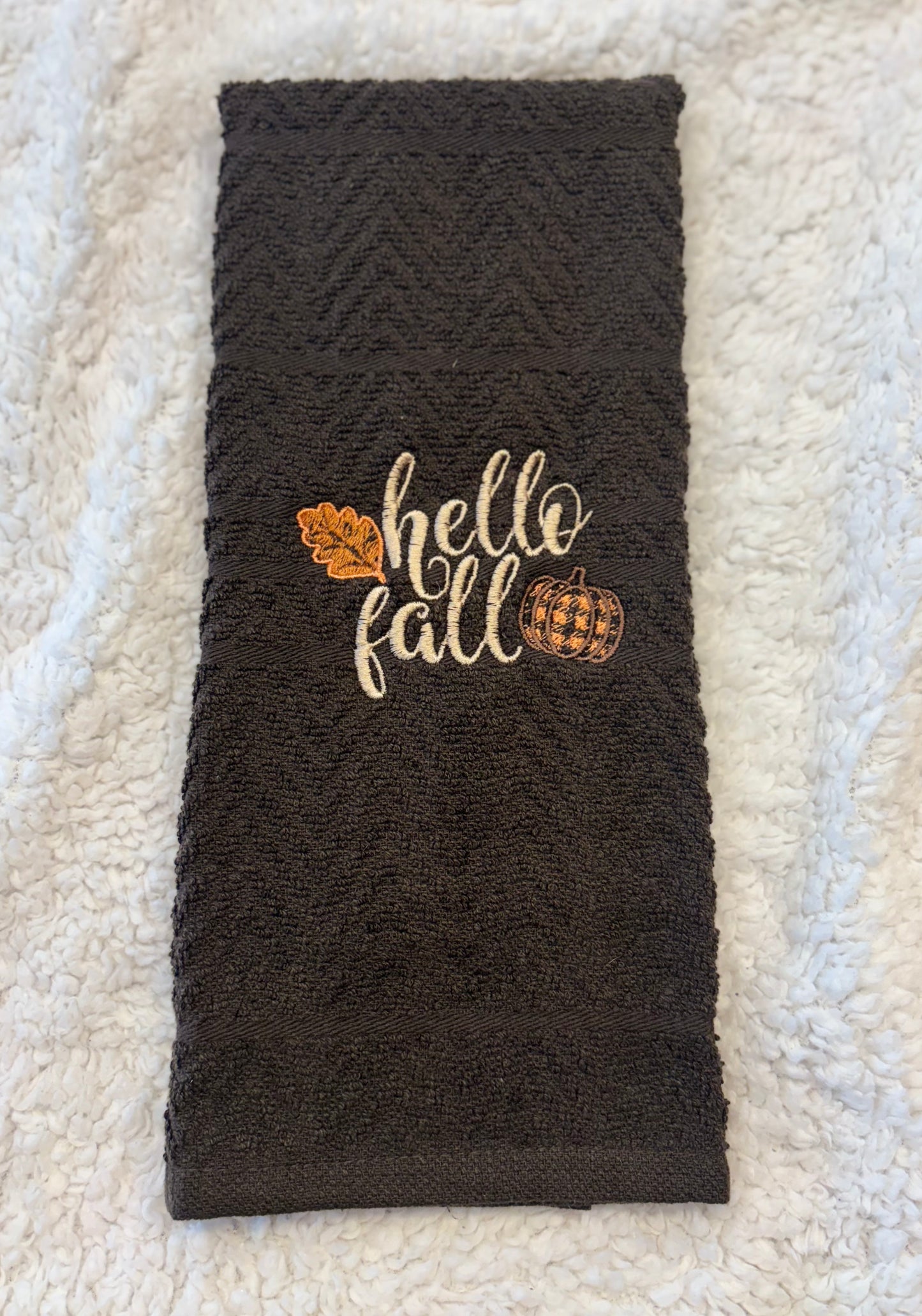 Hello Fall Towel